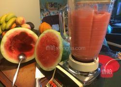 西瓜青柠果汁的做法图解2
