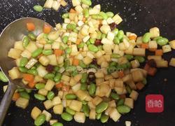茭白炒毛豆的做法图解14