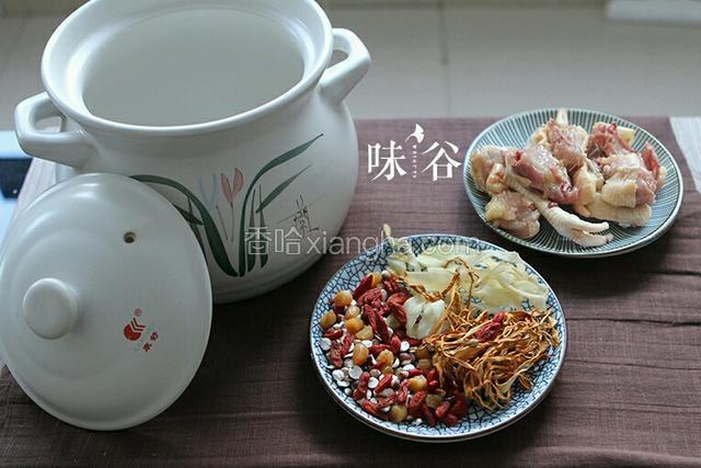 准备好材料。