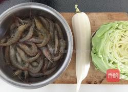 白萝卜虾丸的做法图解1