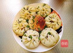 简易版生煎包（杏鲍菇洋葱猪肉馅）的做法图解13