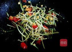 素炒黄瓜丝的做法图解5