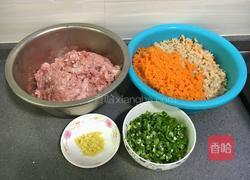 猪肉胡萝卜水饺的做法图解1