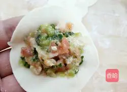 Illustration of how to make cucumber stuffed dumplings 16