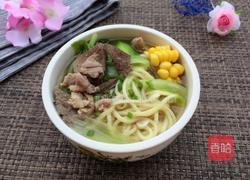 猪肝面的做法图解12