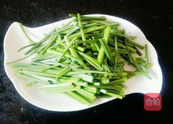 韭苔炒鸡蛋的做法图解3