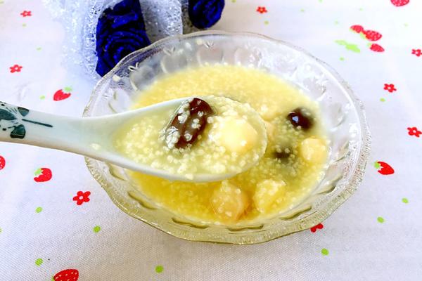 红枣莲子小米粥的花样做法