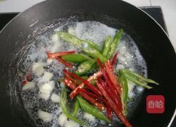 青辣椒炒长豆角的做法图解4