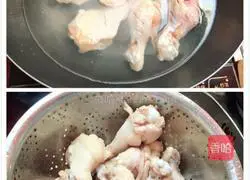 Illustration of roasting chicken legs 3