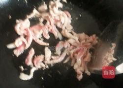 西瓜皮炒肉的做法图解3