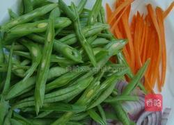 豆角炒面的做法图解2
