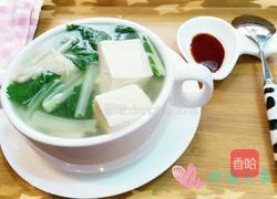 小白菜豆腐汤的做法图解9