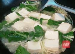 小白菜豆腐汤的做法图解5
