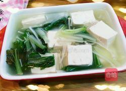 小白菜豆腐汤的做法图解8