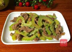 苦瓜牛肉的做法图解8