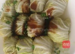 娃娃菜卷的做法图解4