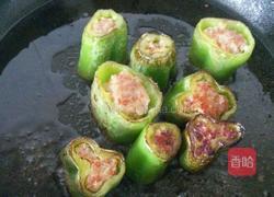 虎皮尖椒酿肉的做法图解4