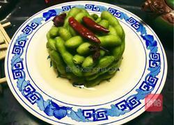 香糟毛豆的做法图解1