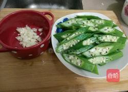秋葵炒鸡蛋的做法图解4