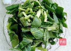 青菜猪肝汤的做法图解2