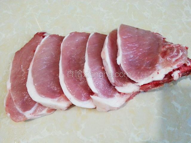 准备好新鲜的大排