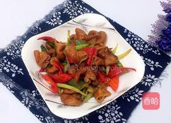 辣椒炒肥肠的做法图解8