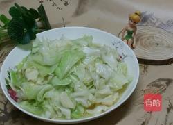 炒圆白菜的做法图解5