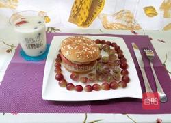 番茄鸡蛋火腿汉堡包的做法图解9