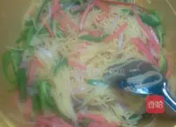 Illustration of how to make glutinous rice rolls 10