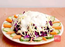 紫甘蓝沙拉的做法图解4
