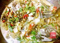 酸菜鱼头的做法图解8
