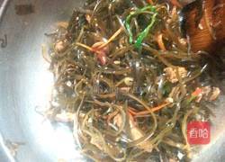 海带炒肉丝的做法图解5