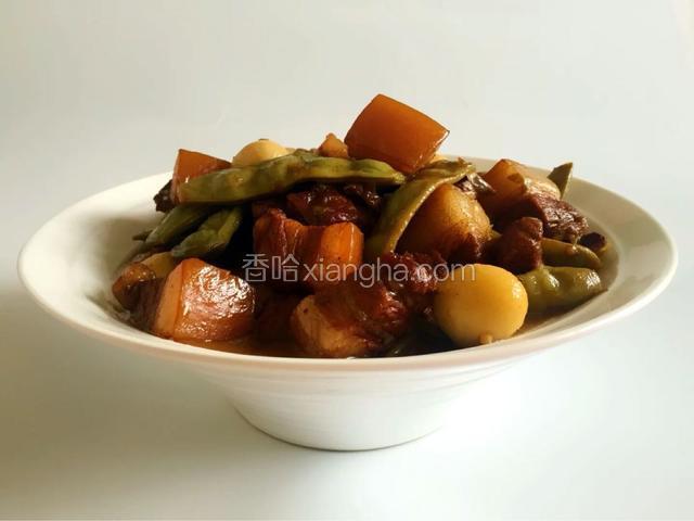 扁豆焖肉
