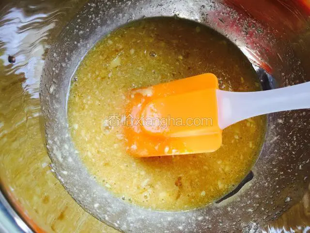 搅拌后的样子。
