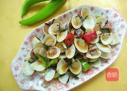 酱爆花蛤的做法图解8