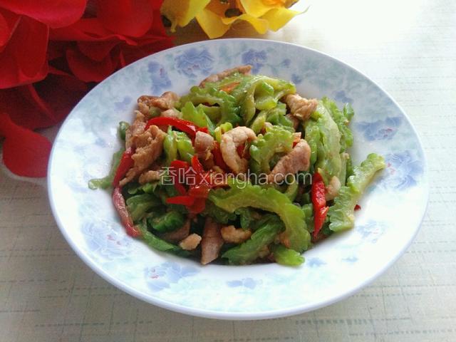 苦瓜炒瘦肉
