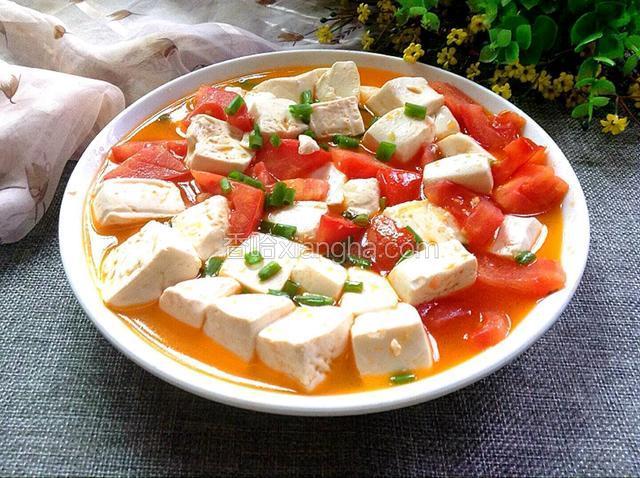 西红柿烧豆腐