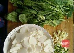 青菜炒年糕的做法图解2