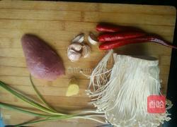 金针菇肉丝的做法图解1