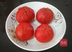 番茄黄豆的做法图解3