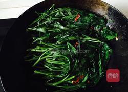 炝炒空心菜的做法图解4