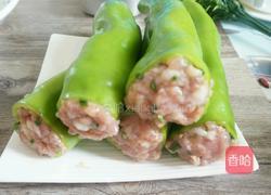 虎皮尖椒酿肉的做法图解7