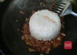辣白菜炒饭的做法图解6