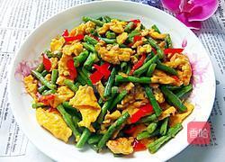 豇豆炒鸡蛋的做法图解9