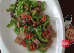 苦瓜回锅肉的做法图解6