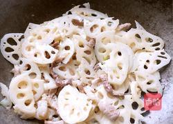 莲藕炒肉的做法图解5