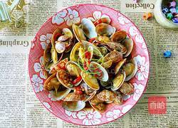 葱烧花蛤的做法图解8