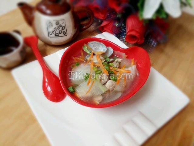 一碗蛤蜊冬瓜汤就好了