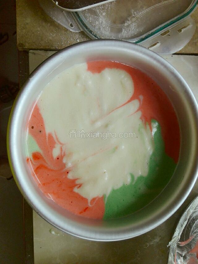 倒入模具中即可