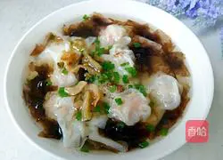 Illustration of how to make wonton noodles 14